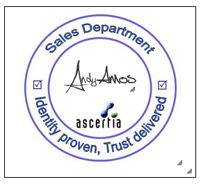 sample digital signature appearance