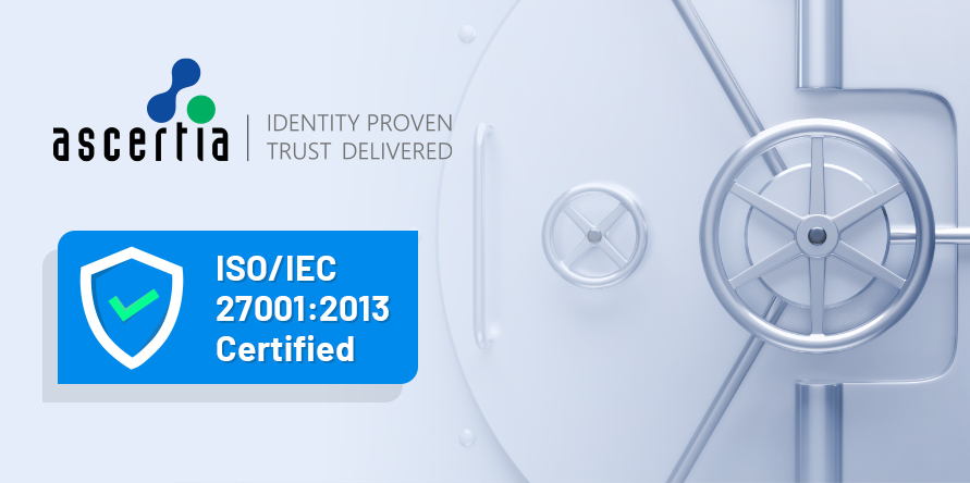 Ascertia awarded ISO 27001:2013 certification